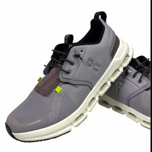 ON Cloud Sky Girls Youth 4.5 Running Sneakers Shoes Zinc Grape Lightweight